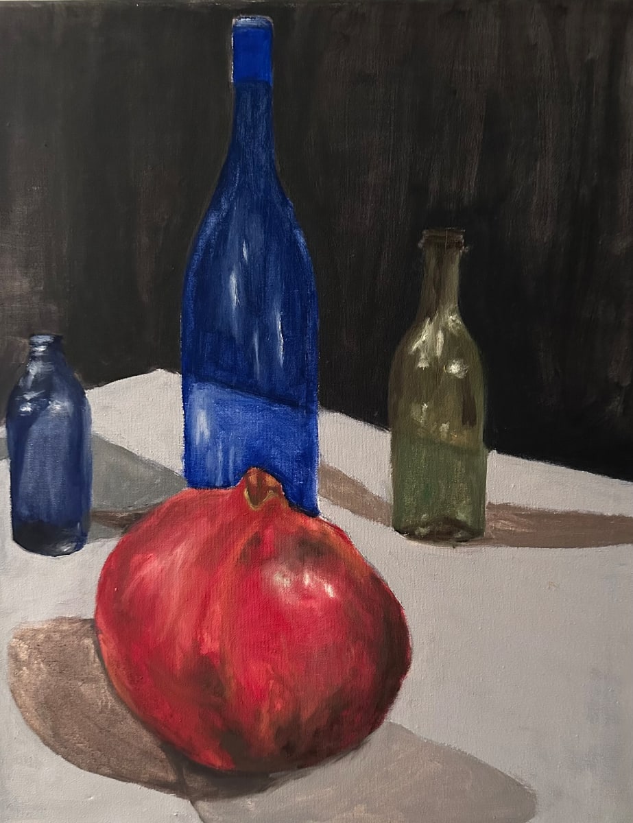 Pomegranate, Bottles by Lisa N. Peters  Image: Pomegranate, Bottles