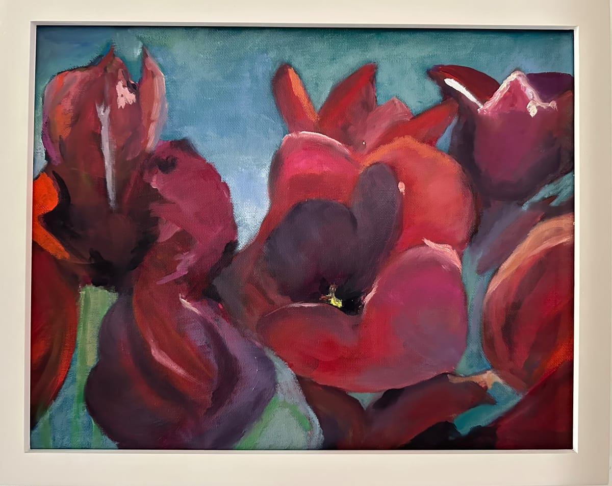 Red Tulips, 2018 by Lisa N. Peters  Image: Red Tulips, 2018