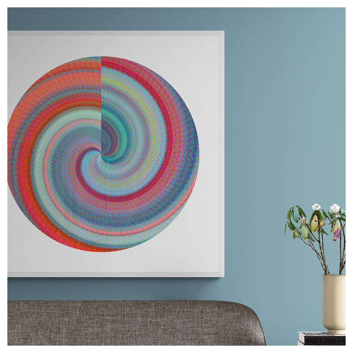 Brillo by Kelly Hart  Image: Brillo, 40"x 40" (installed view) 