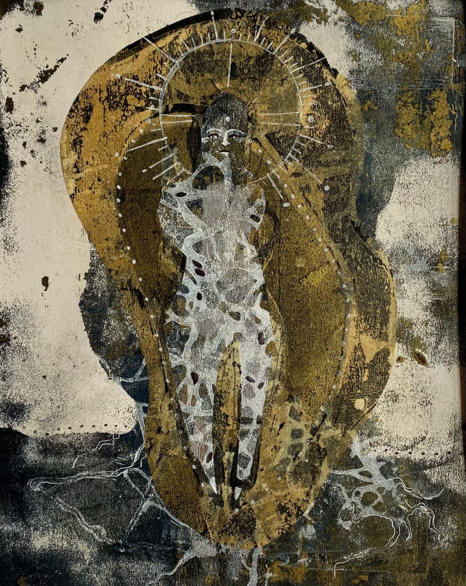 Goddess in gold by Dominique Normand 