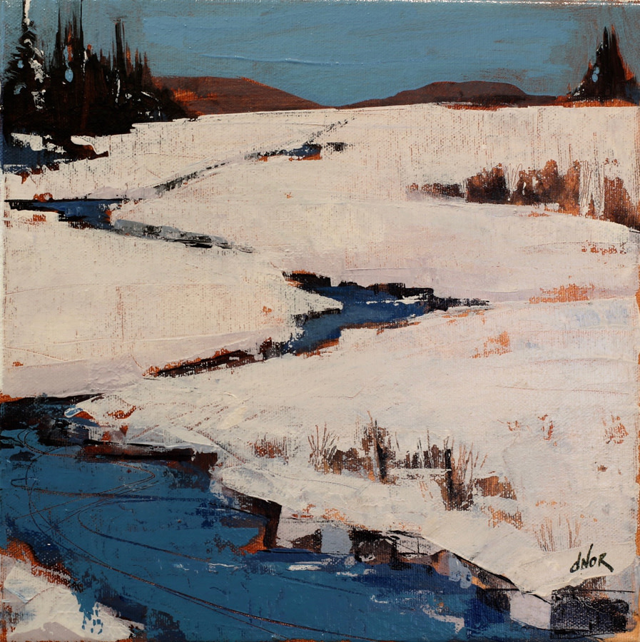 To be a winter hill by Dominique Normand 