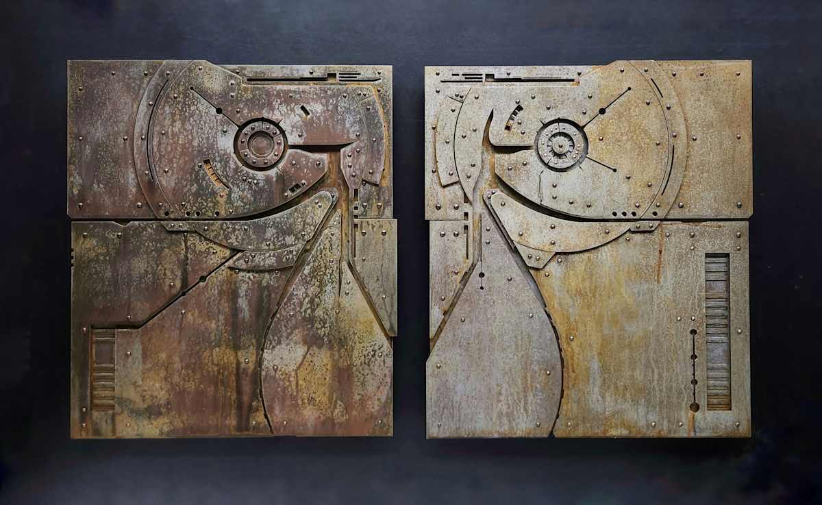 Divisa Fatum (diptych) by K.L. Wollons, Image 4.