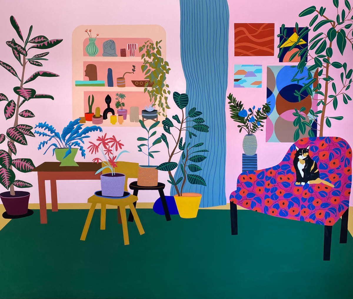 INTERIOR WITH POPPY CHAIR 