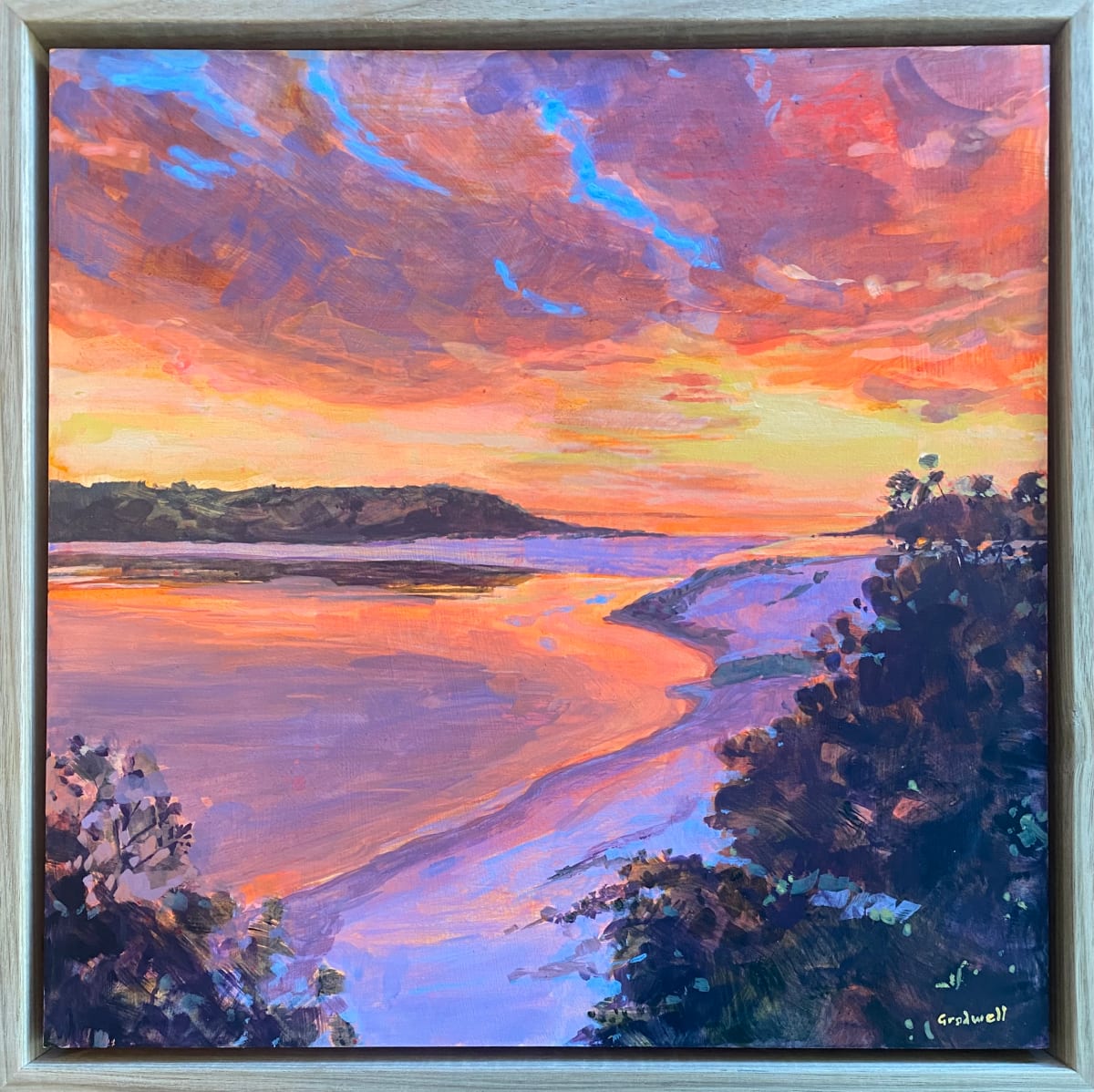 South Coast Sunset by Kate Gradwell  