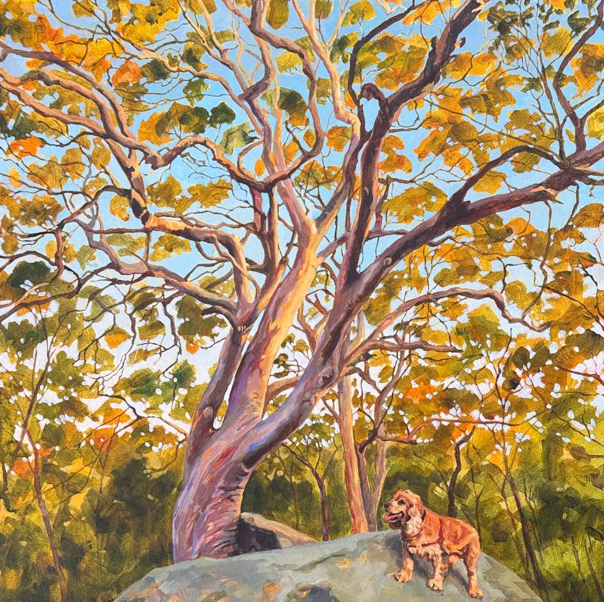 Cookie and The Family Tree (Commission) by Kate Gradwell 
