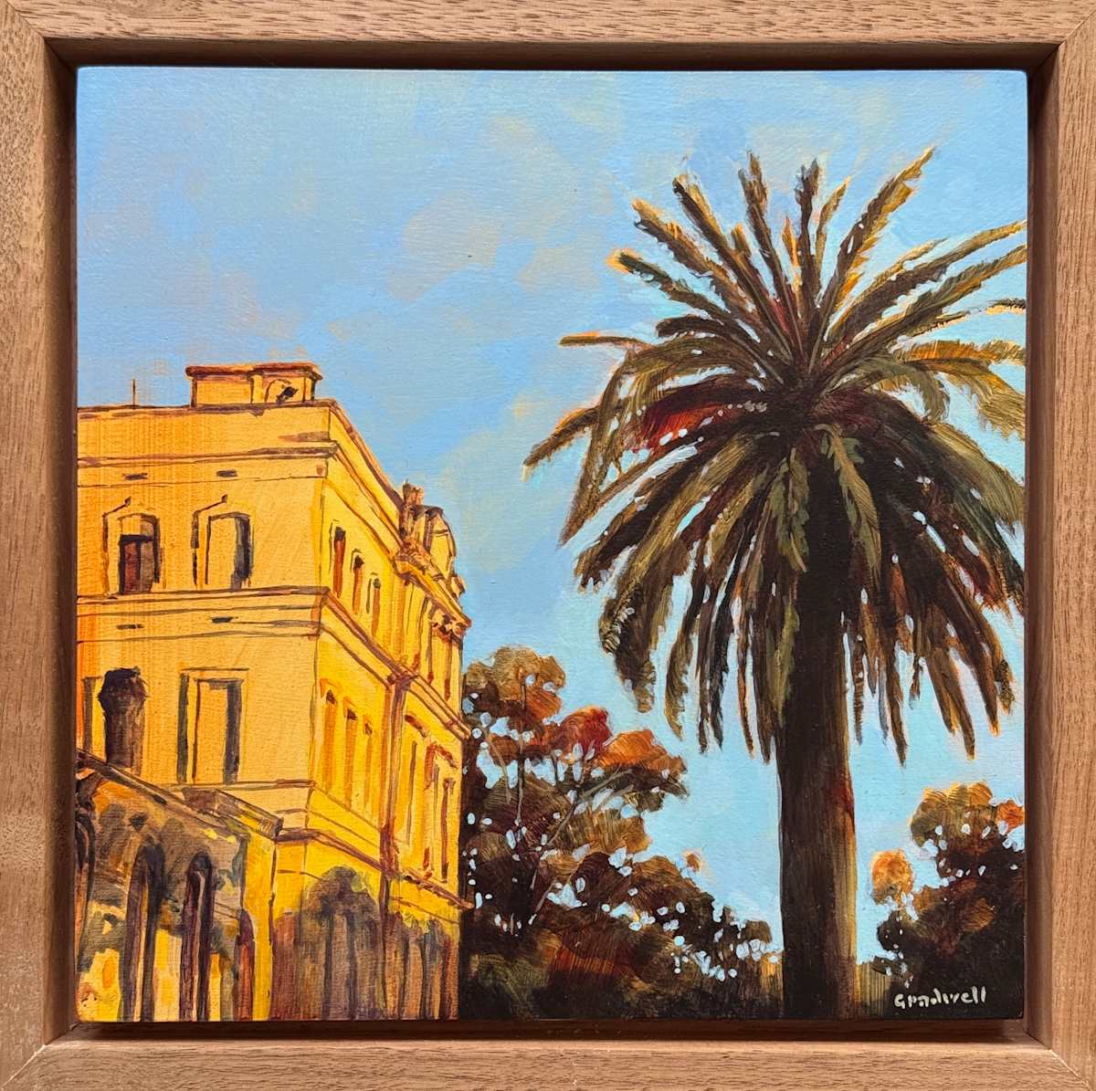 Riverview Palm, Evening Light by Kate Gradwell, Image 1.