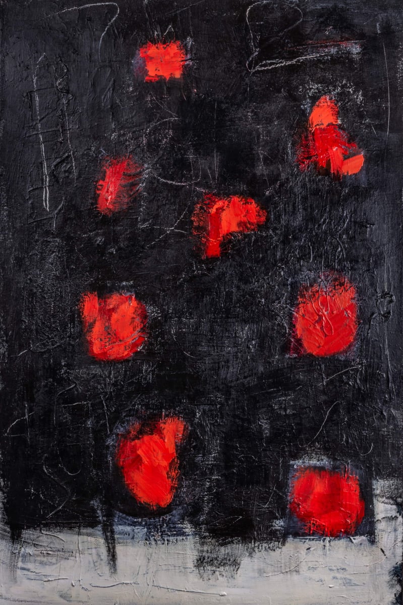 Feu de camp sous les étoiles by Yseult Liris - Maryse Lemay 
