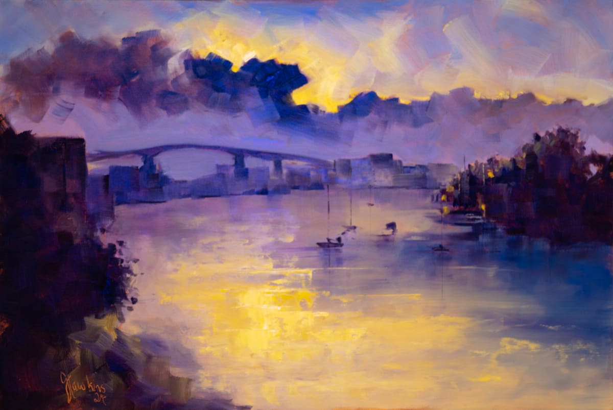 Morning Light at Hamilton Rise by Jason Hawkins 