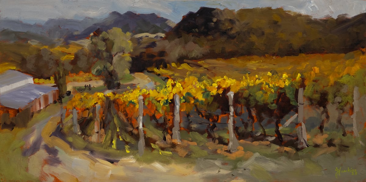 Tasting at Dear Vincent, Ballandean, Plein Air by Jason Hawkins 