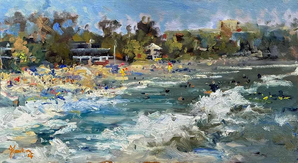 Winter Rides at First Point, Noosa by Jason Hawkins 