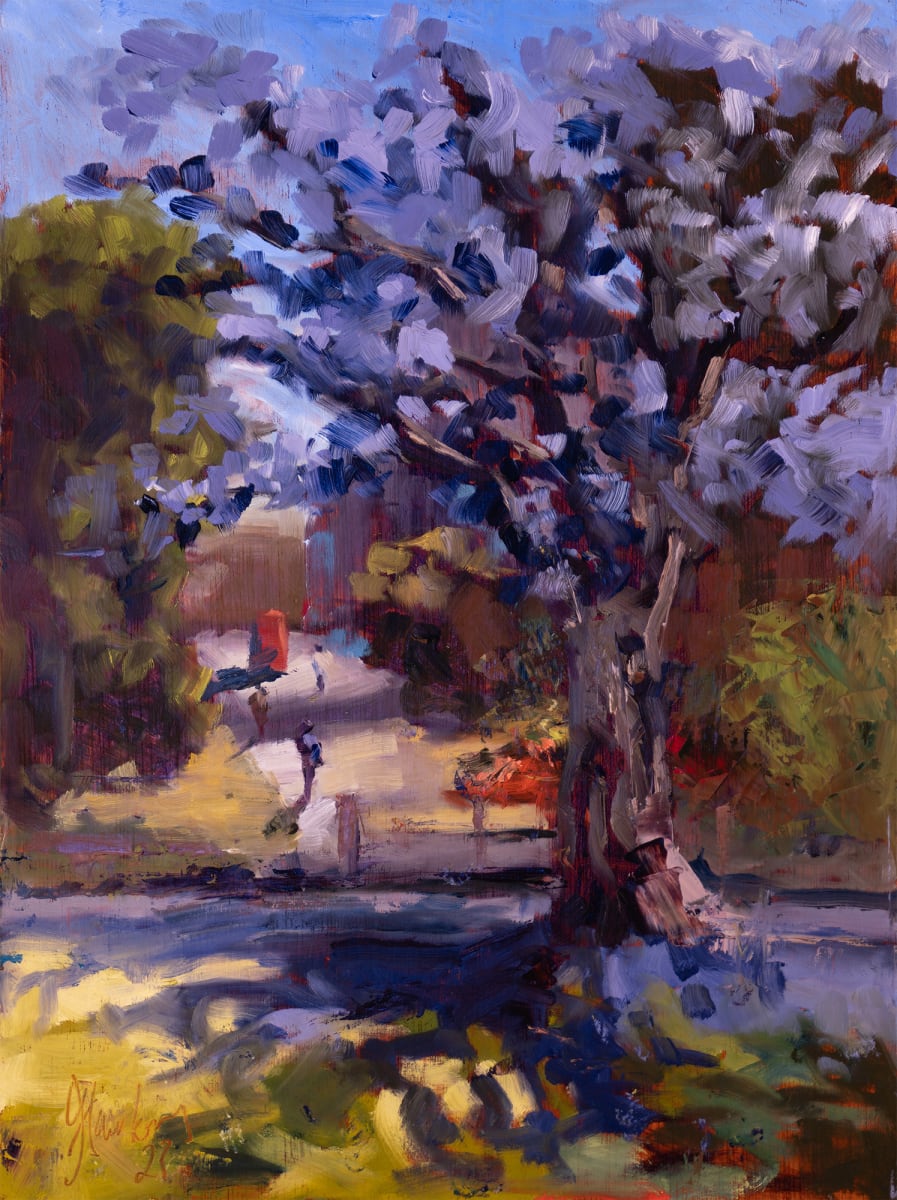 Plein Air #7: New Farm Park by Jason Hawkins 