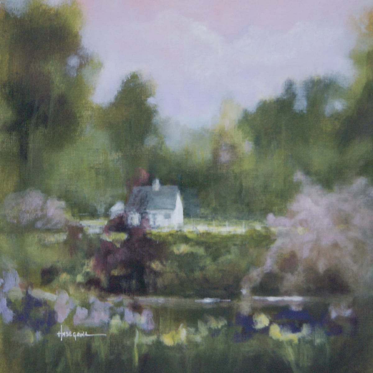 Summer Morning (Butternut Gardens) by Elizabeth Hasegawa Agresta 