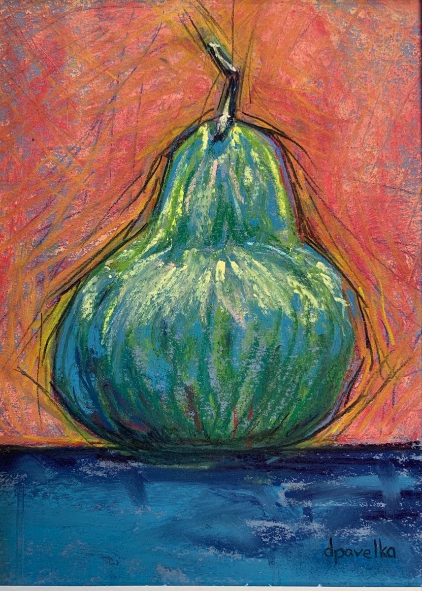 Excited Pear by Diane Pavelka 