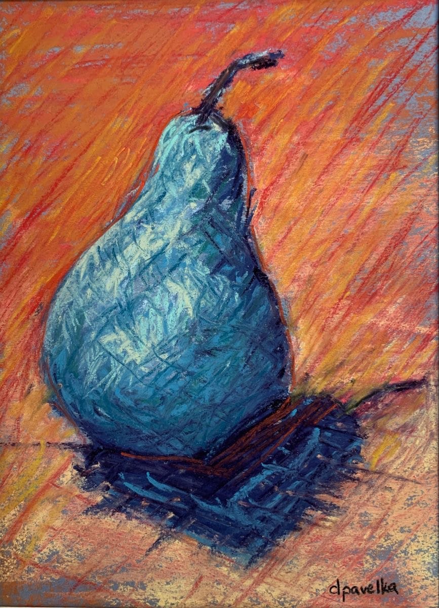 Pear with a Heart,  pear series 1.4 by Diane Pavelka 