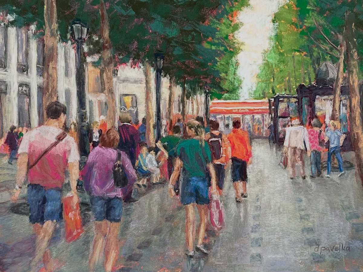 Out Shopping by Diane Pavelka 
