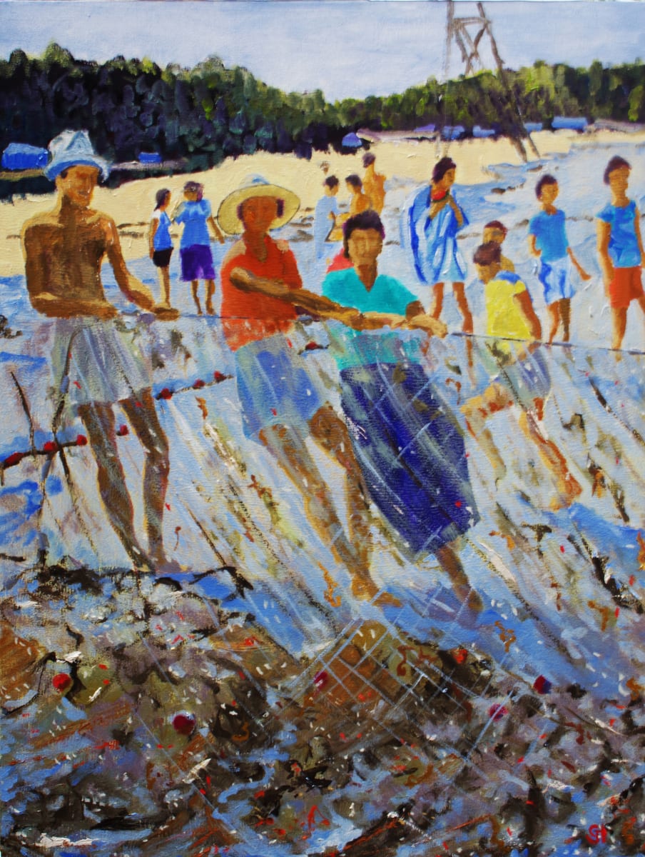 Beach Netting by Geoff Hargraves 