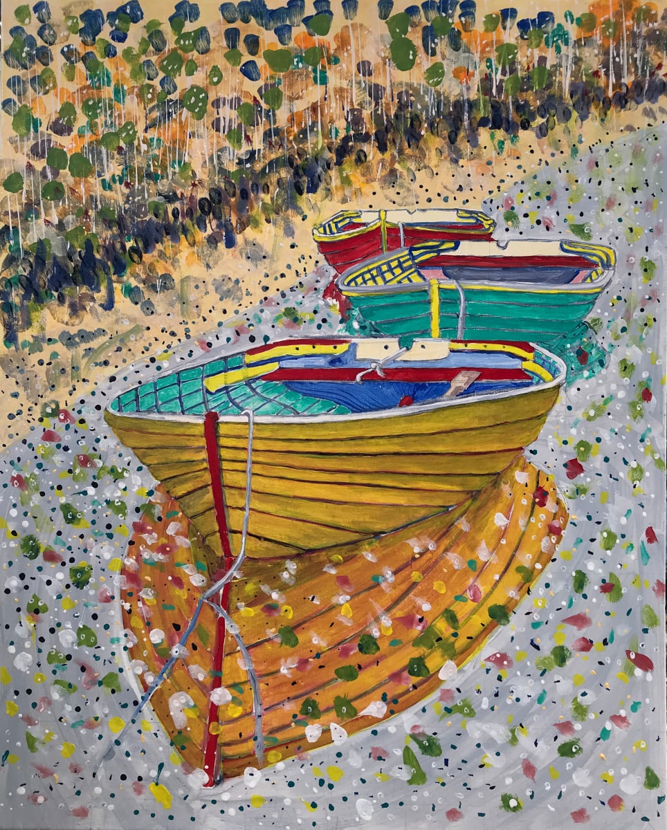 clinker boats 2 by Geoff Hargraves 