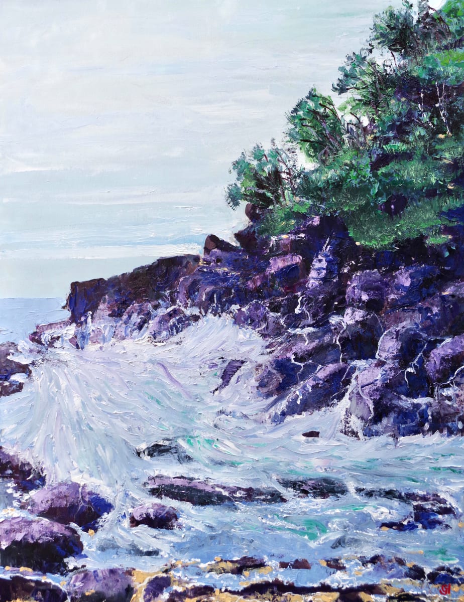 Froggies Point Danger Qld by Geoff Hargraves 