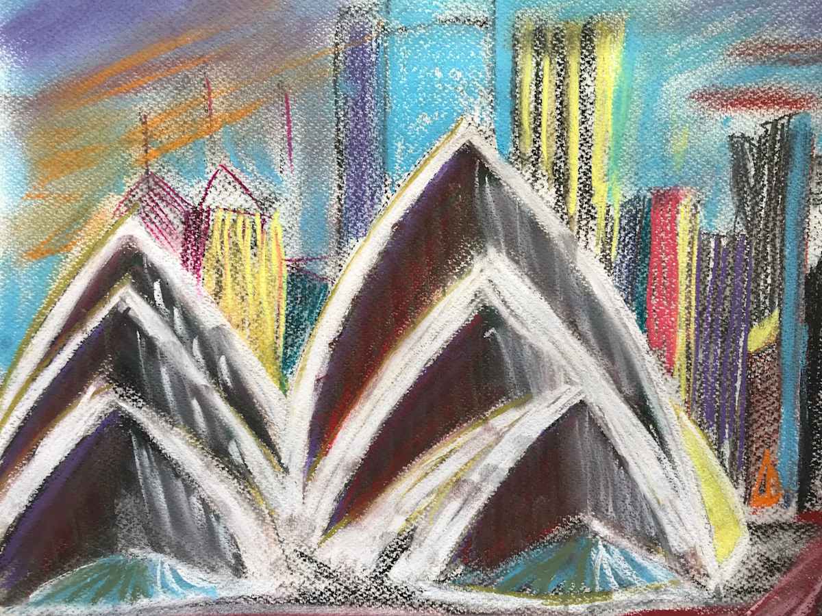 Opera house pastel, Image 16.
