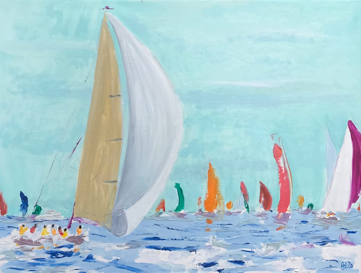 To Hobart by Geoff Hargraves  Image: Yachts leaving Sydney Harbour during the start to the Sydney to Hobart Yacht Race,