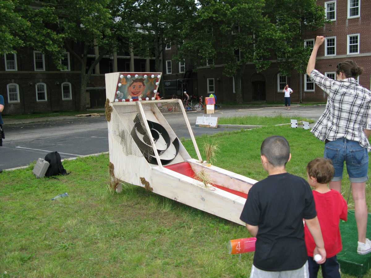 Tillie  Image: angle view with people for scale
