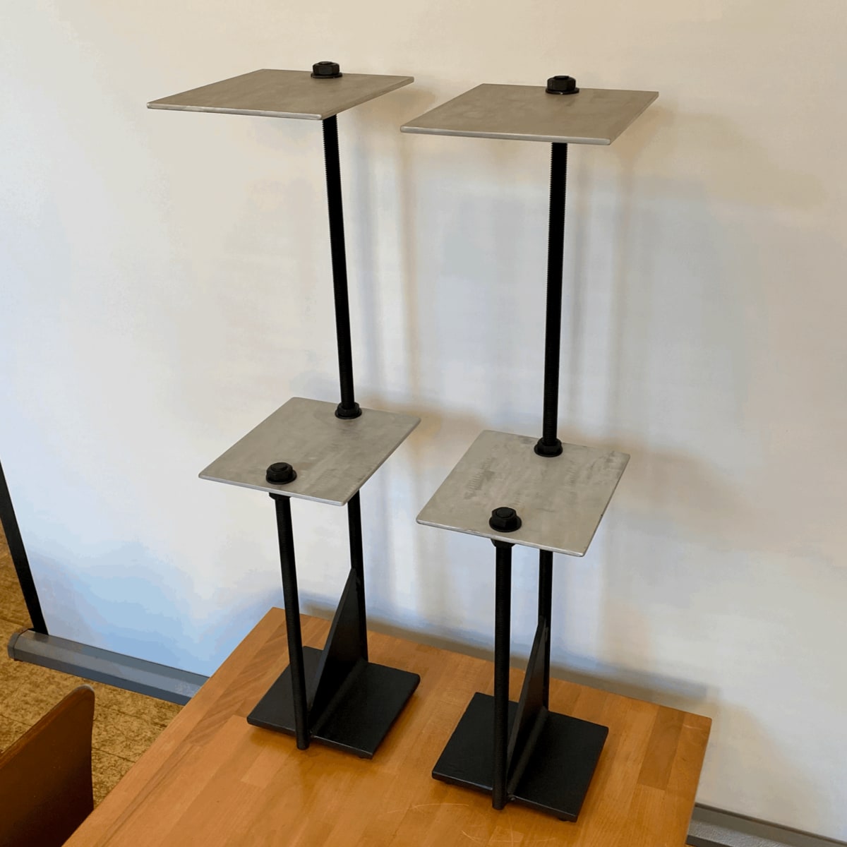 Industrial Speaker Stands by Damon Hamm, Image 1.