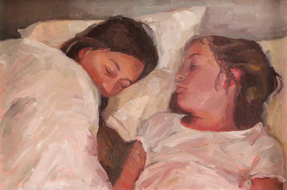 Sleep (sisters) by Karen Aarre 