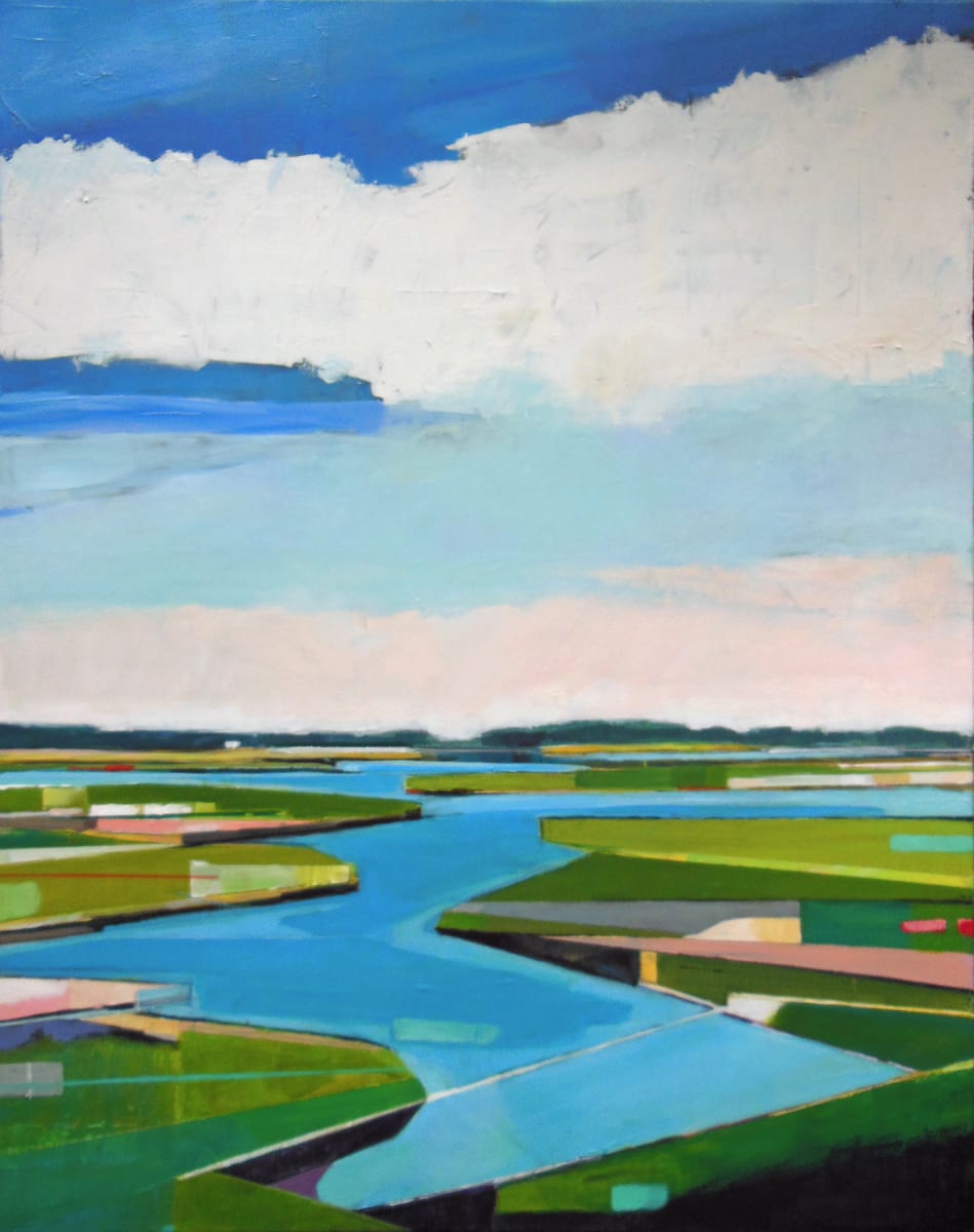 Salt Marshes II -Toward Cedar Island by Rosa Vera 