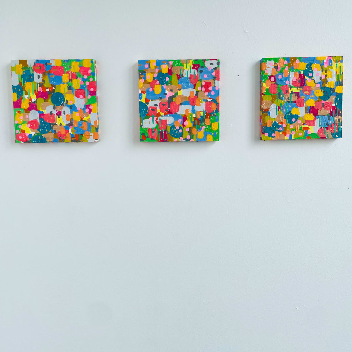 Spring Rooftop, Brooklyn Garden (Triptych) by Alexandra Jamieson, Image 9.
