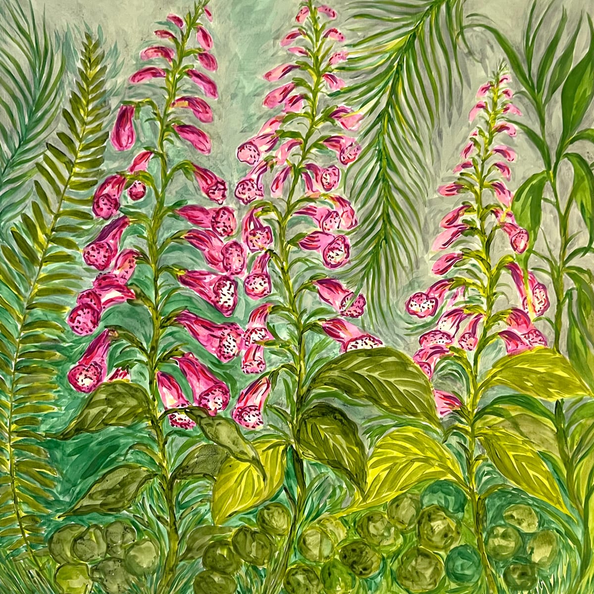 Darling Foxgloves by Christopher Roch, Image 2.