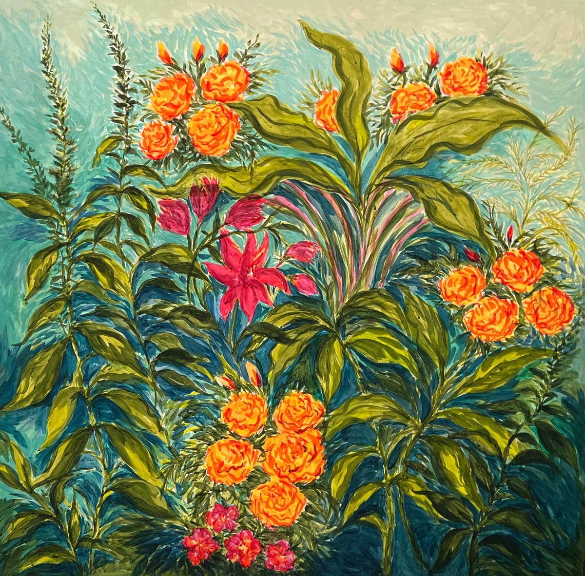 Dance of the Marigolds by Christopher Roch 