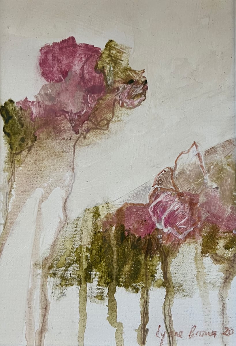 Blush ( small works on paper series - matted ) by Lynne Brown 