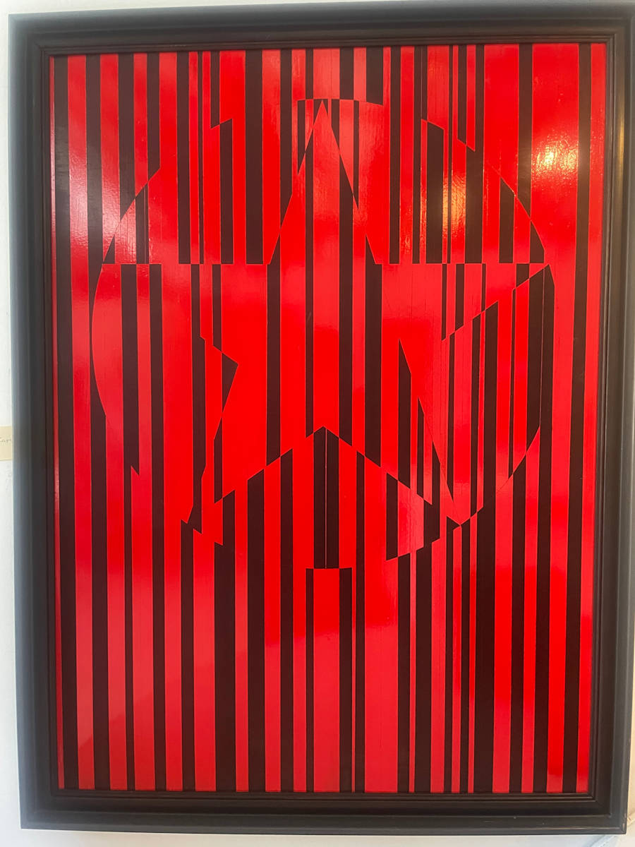 Untitled by Marcus Capes  Image: Red & Black Star collage