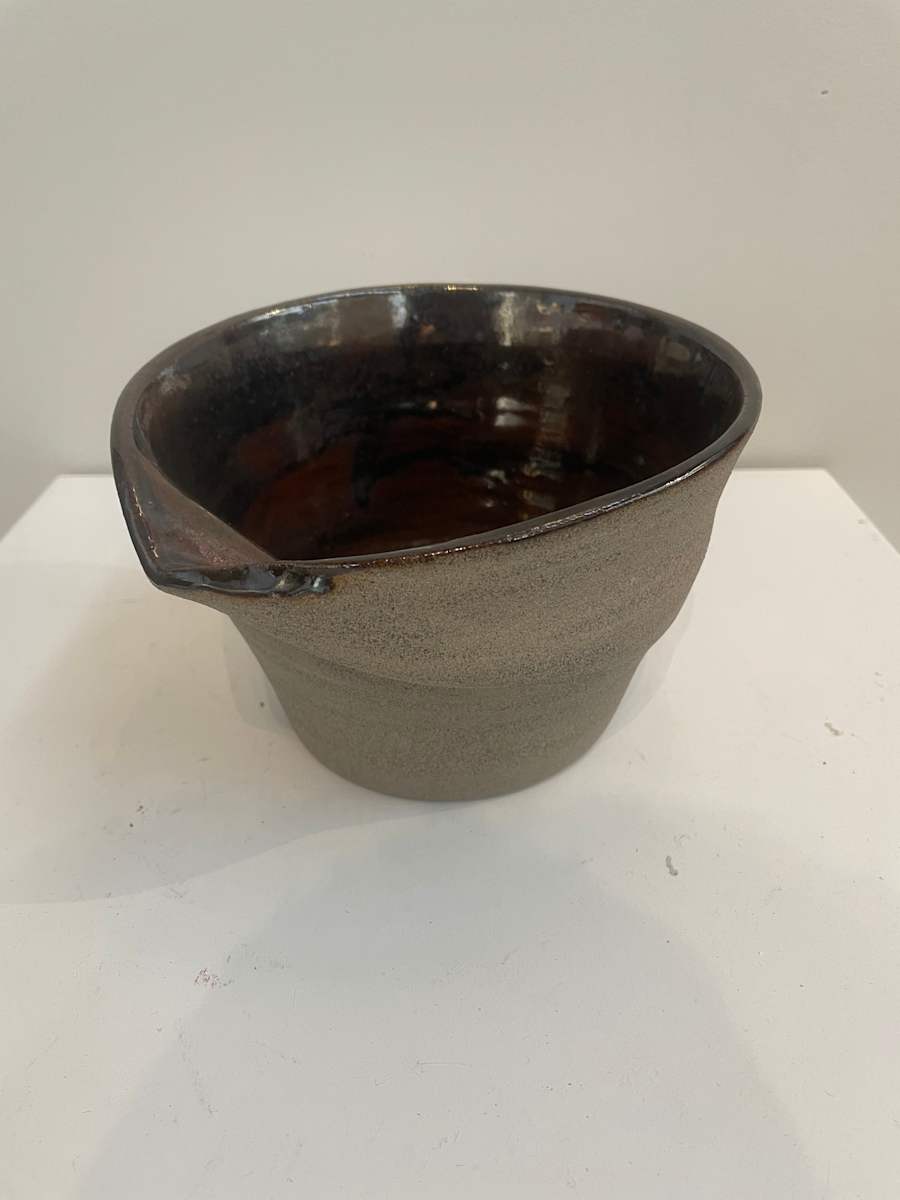 Creased Rim in oiled Eggplant by Janel Reid  Image: Creased Rim in Oiled Eggplant