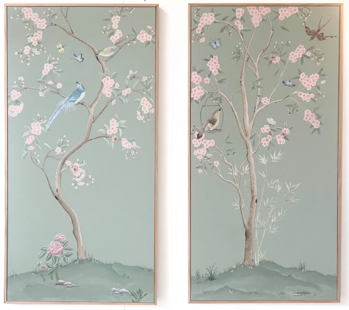 Two Blossoms (diptych) by Jolie Hutchings 