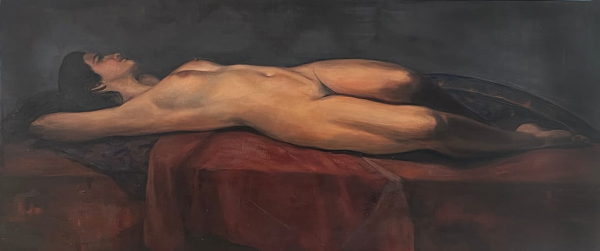 The Artist's Model by Hayley Brown 