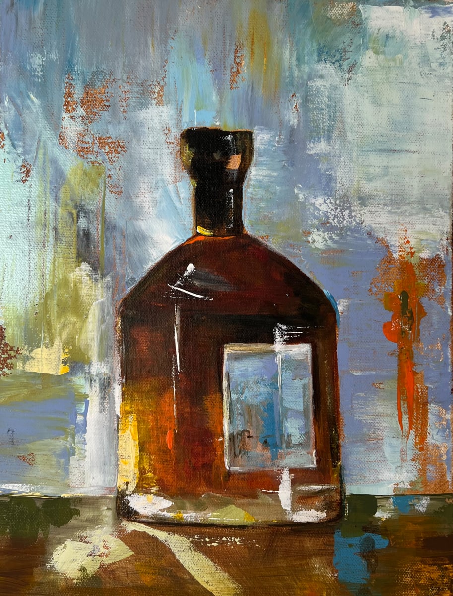 Old Whiskey Bottle by Susanne de Zarobe 