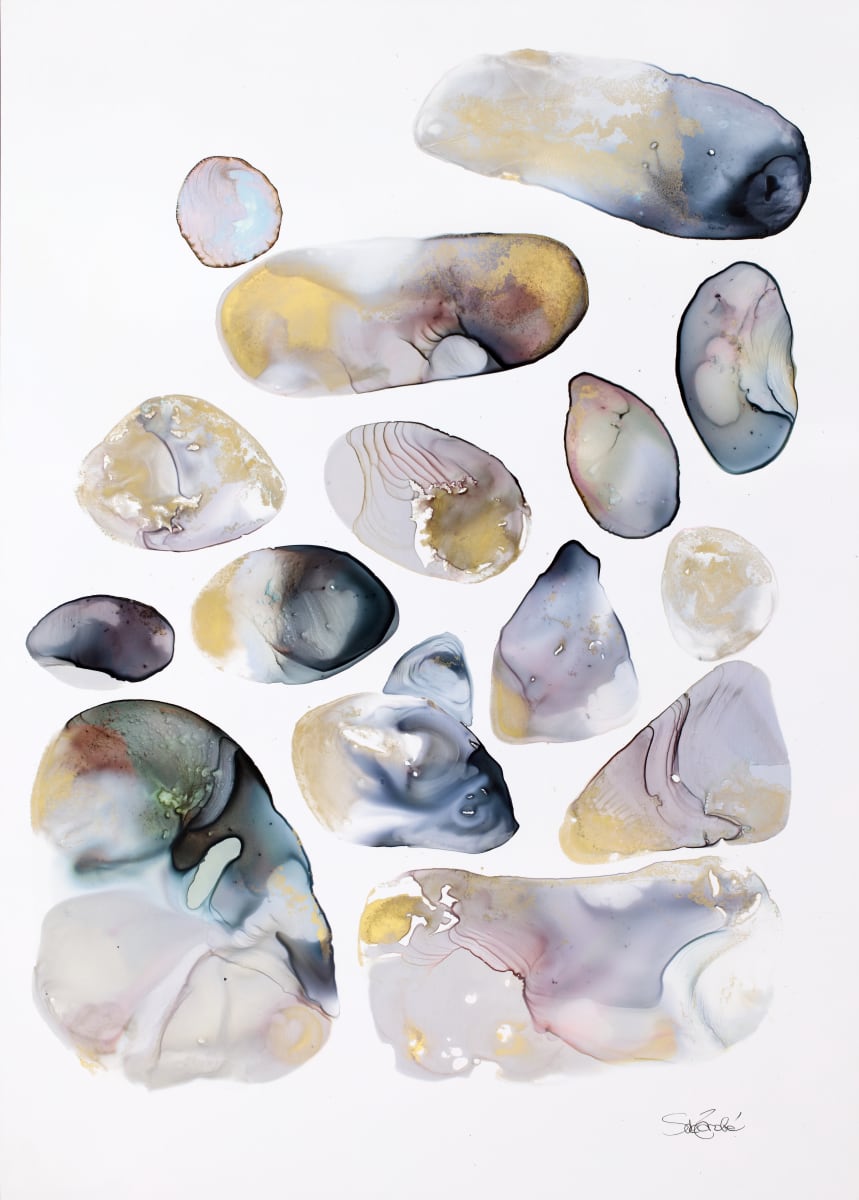 Stones II by Susanne de Zarobe  Image: Full painting