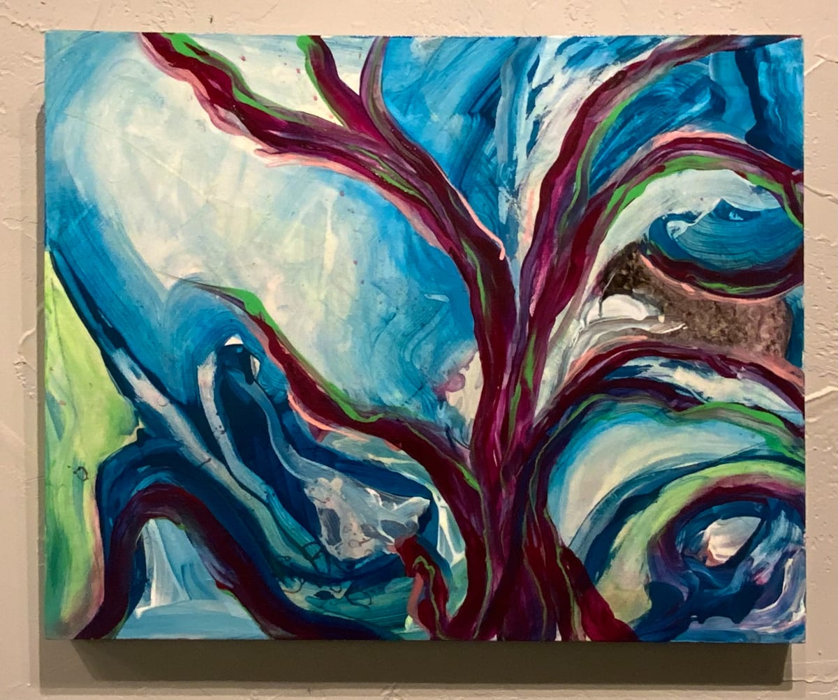 Bare trees from Bastrop #1 by Zena Stetka Howe, Image 1.