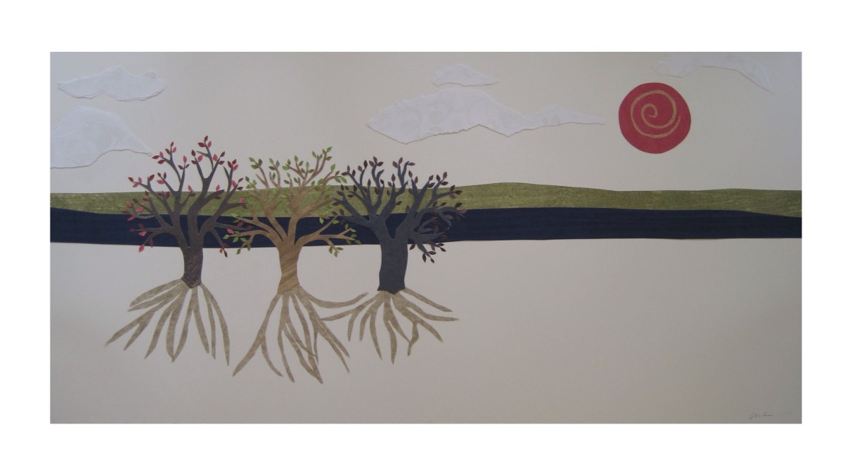 Three Trees by the River by Laura Morton 