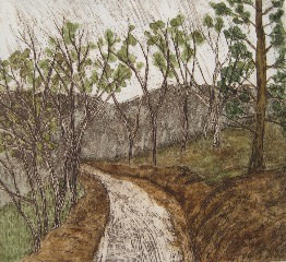 Path in the Woods by Laura Morton 