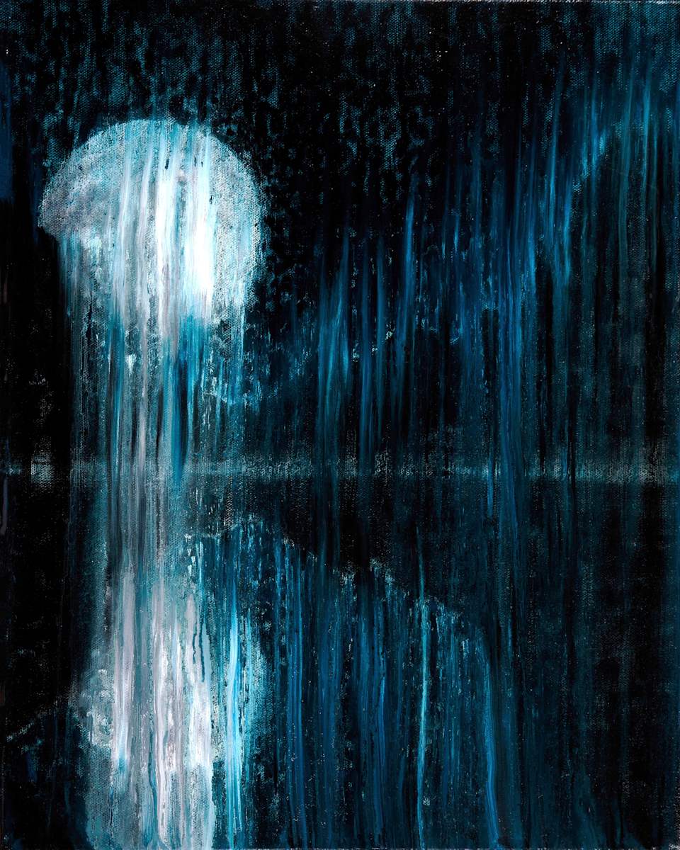 Moonfall Rain Reflections by Rachel Brask, Image 2.
