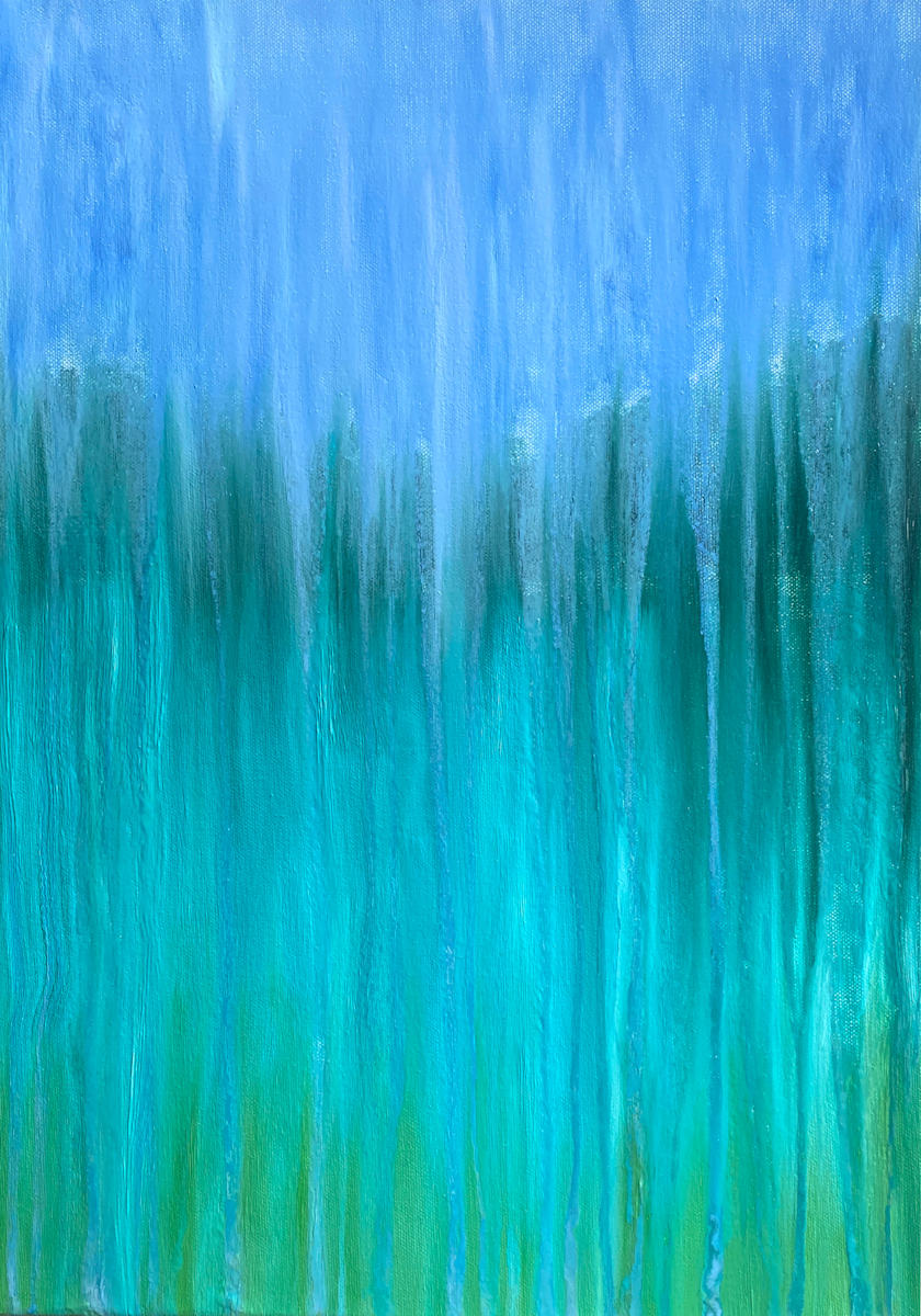Rain at Green Lakes by Rachel Brask, Image 2.