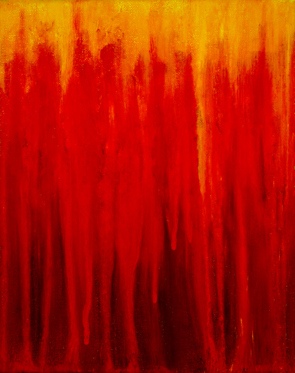 Day 04 - Reverse Rainy Fire Sunset by Rachel Brask 