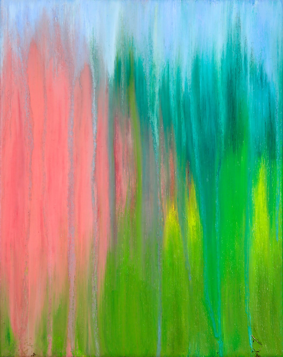 Day 10 - Cherry Blossom & Yard in Rain 