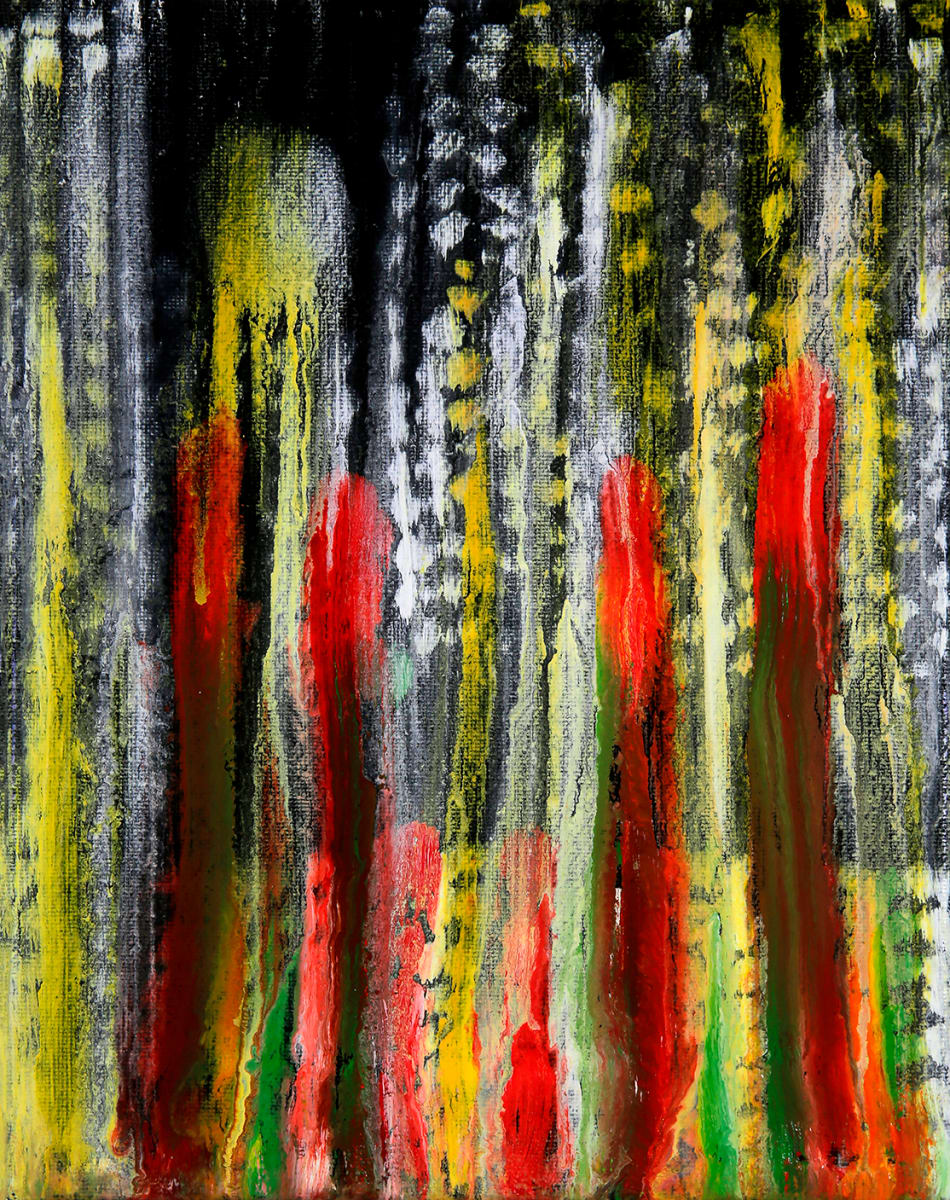 Day 13 - Urban Night Rain by Rachel Brask 