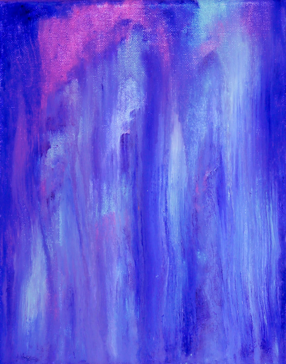 Day 17 - Aurora Blues in Rain by Rachel Brask 