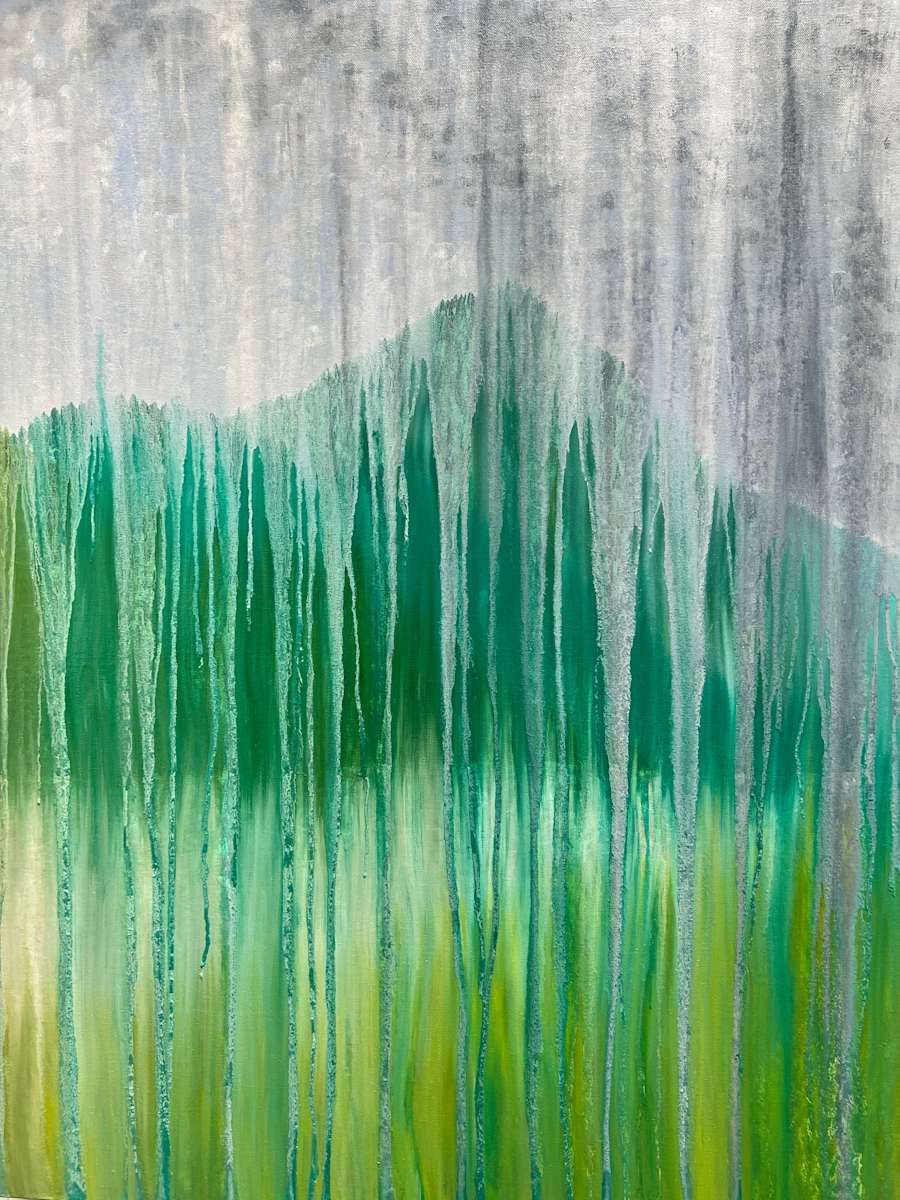 Gallatin River View Rain by Rachel Brask, Image 2.