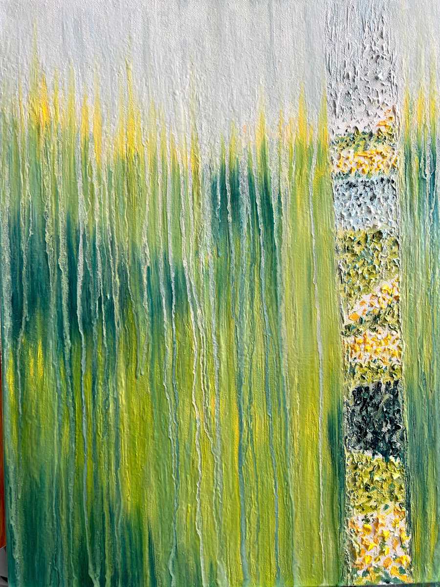 A Host of Golden Daffodils in the Rain by Rachel Brask 