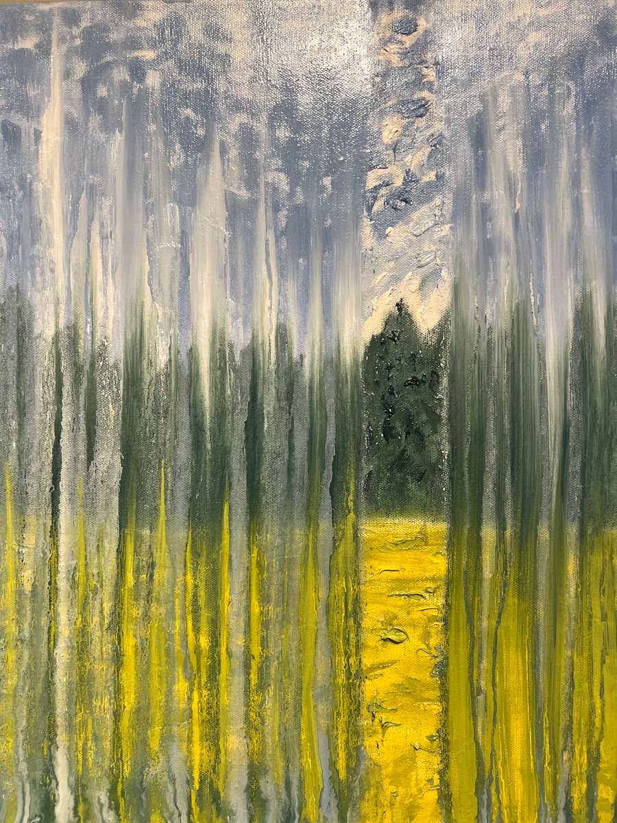 Pine Meadow in Rain by Rachel Brask, Image 3.